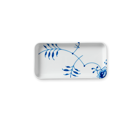 Đĩa chữ nhật Royal Copenhagen, họa tiết Blue Mega 24cm