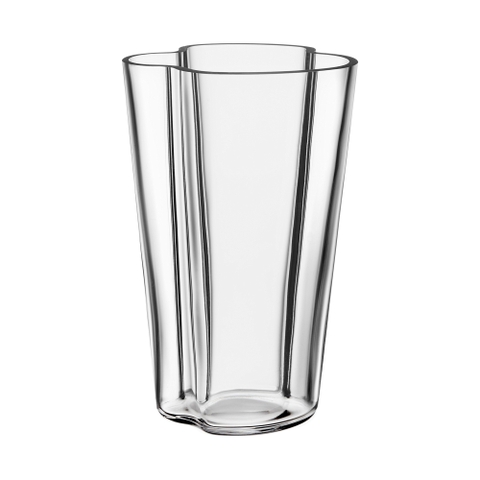 Bình hoa Aalto, kích thước 220mm, chất liệu thủy tinh, màu trong.