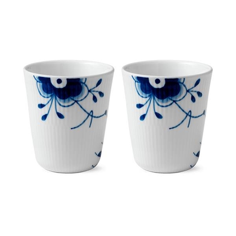 Bộ 2 cốc không quai Royal Copenhagen, họa tiết Blue Mega 29cl