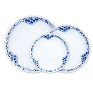 Bộ 3 đĩa Royal Copenhagen, họa tiết Princess 11cm-13cm-15cm