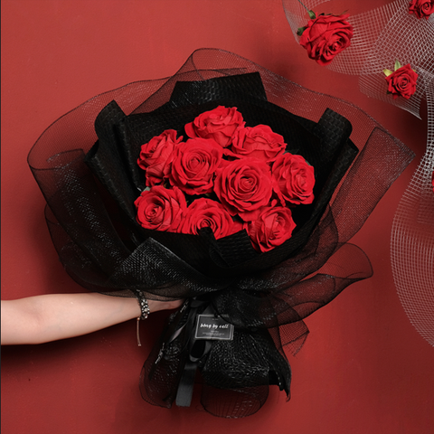 Bouquet - Love rosy lưới 9