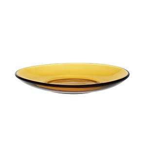 DĨA THỦY TINH CƯỜNG LỰC PHÁP DURALEX LYS VÀNG AMBER 13.5CM