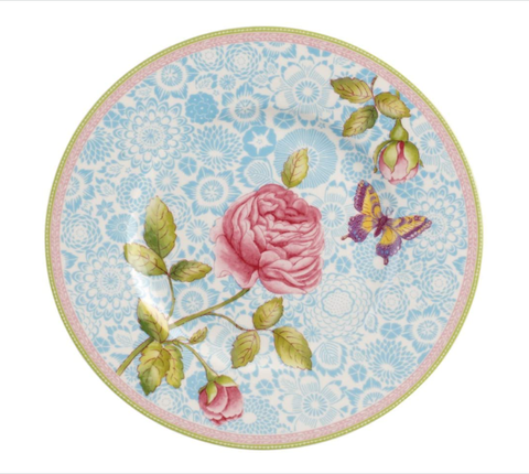 Salad plate 22cm blue - Rose Cottage