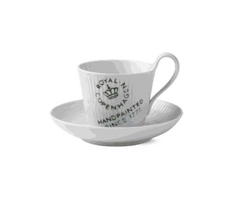 Bộ chén và đĩa trà, cafe F Signature, dung tích 25cl