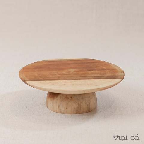 Cakestand gỗ keo (25x7cm) - lớn