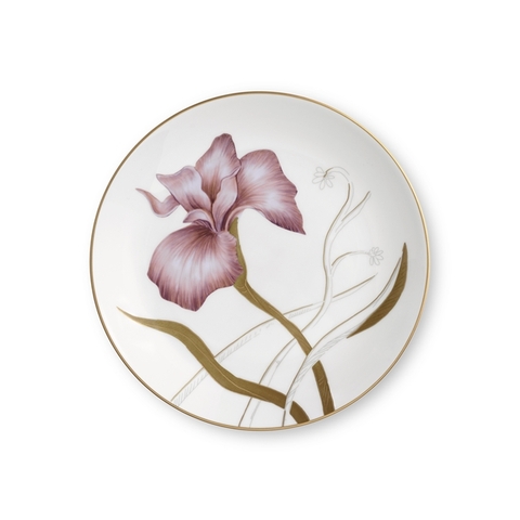 Đĩa Royal Copenhagen, họa tiết Flora Iris 19cm
