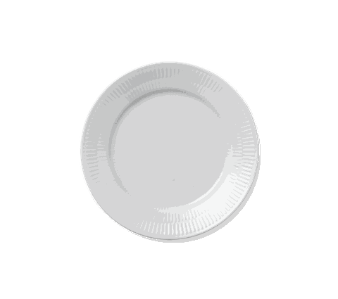 Đĩa Royal Copenhagen, họa tiết White Fluted 19cm