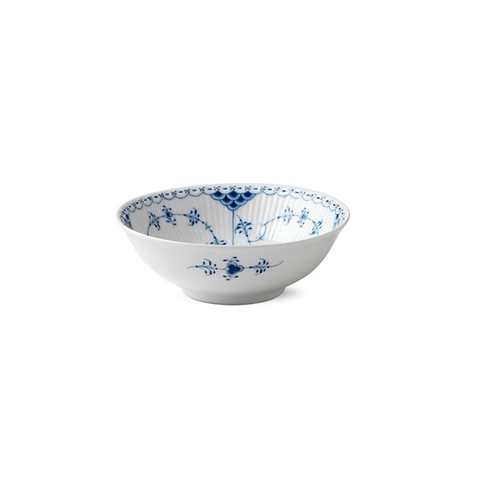 Bát Royal Copenhagen, họa tiết Blue Fluted Half Lace, dung tích 35cl