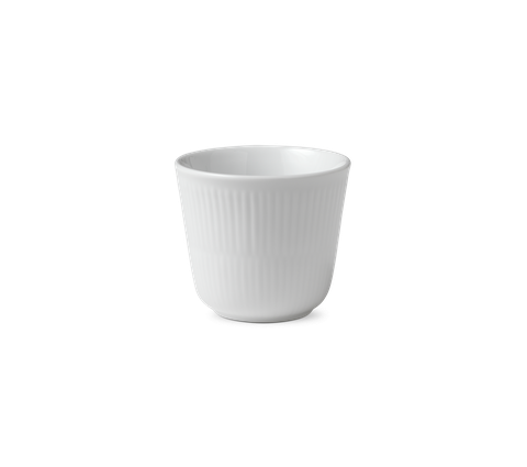 Cốc không quai Royal Copenhagen, họa tiết White Fluted 26cl