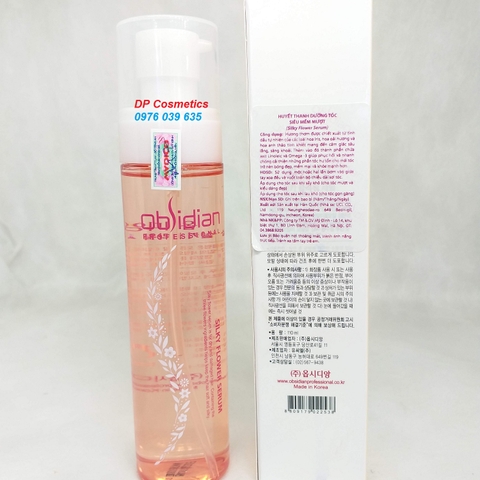 Huyết thanh dưỡng tóc OBSIDIAN 110ml- OBSIDIAN 110ml Silky Flower Serum