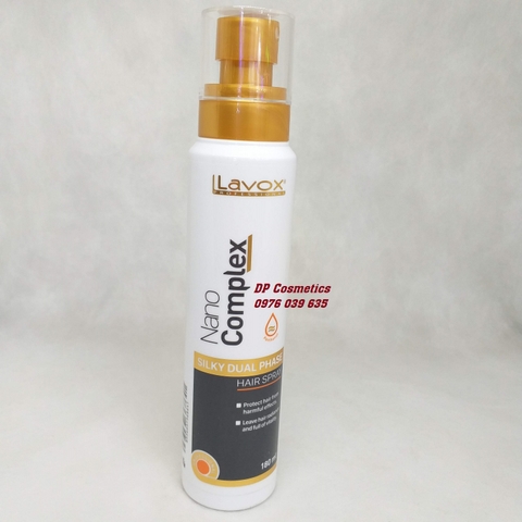 Xịt dưỡng tóc Nano Complex 180ml- Lavox Nano Complex 180ml Nursing Hair Spray