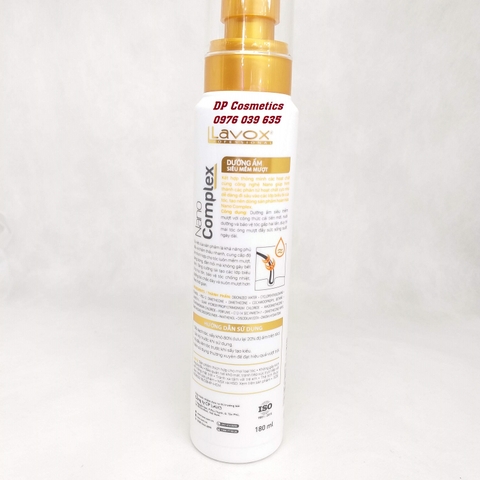 Xịt dưỡng tóc Nano Complex 180ml- Lavox Nano Complex 180ml Nursing Hair Spray