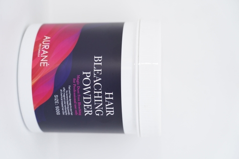 Bột tẩy tóc xanh Aurane Pháp hũ 500g không bụi, tẩy lên cấp độ 7 từ tông màu tự nhiên.