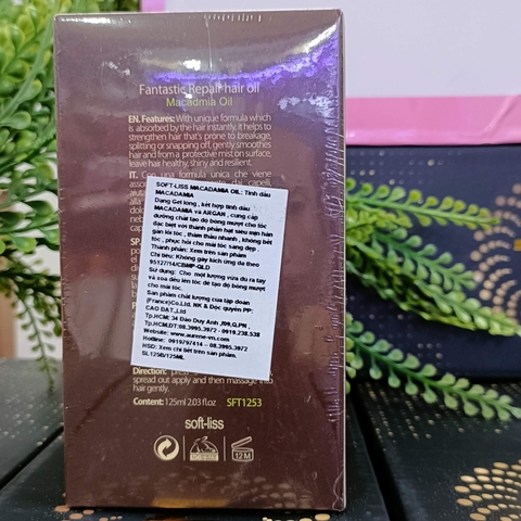 Tinh dầu dưỡng tóc Aurane 125ml Macadmia Oil