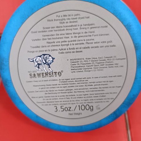 Wax tạo kiểu tóc SAVENSITO con sói 100g