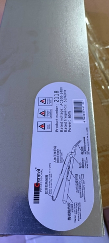 Máy kẹp uốn phồng chân tóc - CHARMVIT TITANIUM