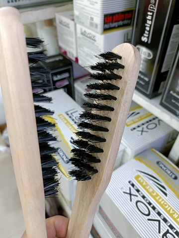 LƯỢC KẸP HỖ TRỢ DUỖI TÓC GỖ