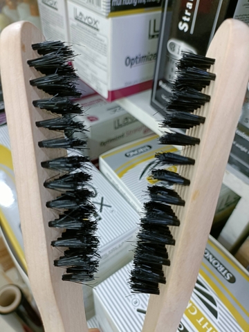 LƯỢC KẸP HỖ TRỢ DUỖI TÓC GỖ