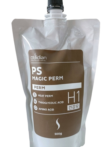THUỐC UỐN ÉP (DUỖI) TÓC ĐA NĂNG Obsidian PS Magic Perm dung tích 500ml