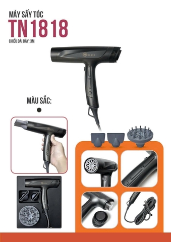 Máy Sấy Tóc Ion Âm TN 1818