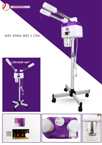 Máy xông mặt 2 cần YM-219