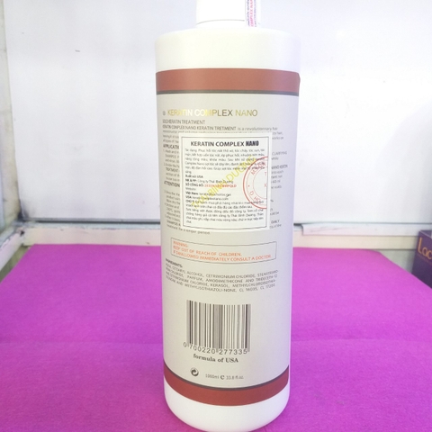 KERATIN NANO XÁM 1000ml Mỹ
