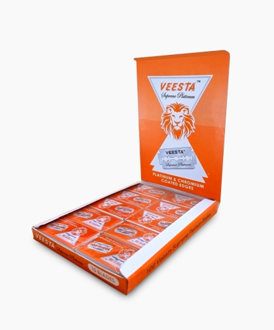 Hộp 100 lưỡi lam VEESTA Platimum