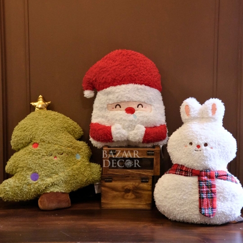 ,Gối ôm gối sofa gấu bông Noel