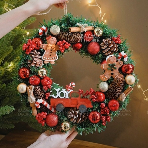 .Vòng nguyệt quế 35cm - Holiday on the Farm