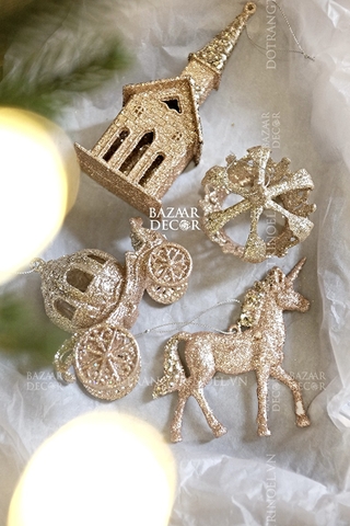 .Phụ kiện treo FairyLand nhũ hồng