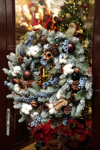 .Vòng nguyệt quế PE 55 Frosted Blueberry