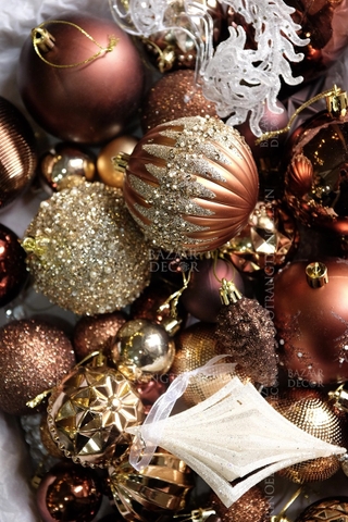 .Hộp 48 quả châu & phụ kiện Luxury tone màu - Freeze Chocolate (Box size L 2.5 gallon)