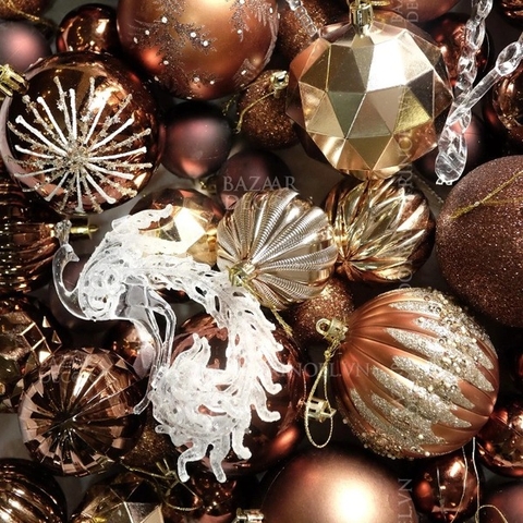 .Hộp 48 quả châu & phụ kiện Luxury tone màu - Freeze Chocolate 2 (Box size L 2.5 gallon)