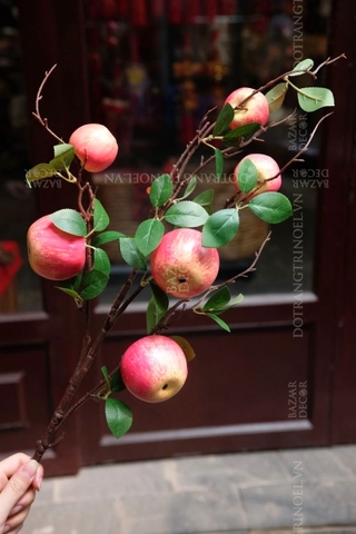 Cành quả táo rừng 6 quả 95cm