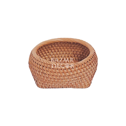 Bát mây tre đan miệng nhỏ 13x5cm