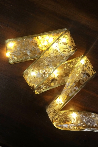 Phụ kiện ruy băng gắn dây đèn Led - nguồn pin AA