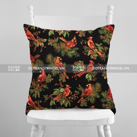 Vỏ gối sofa Cardinal Birds size 40