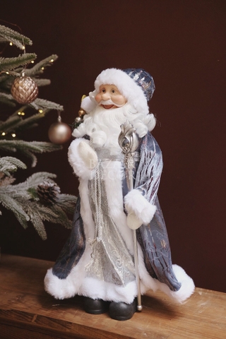 Ông già Noel 60cm - Áo choàng Royal Blue