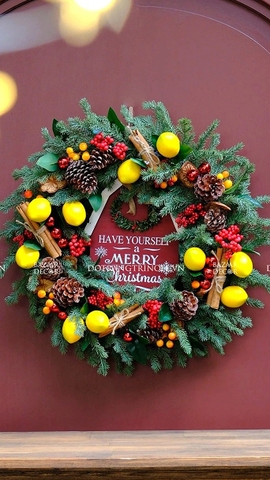 Vòng nguyệt quế 55 A Country Christmas