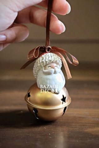 Phụ kiện treo cổ tích - Vintage Nostalgia - Lục lạc ông già Noel