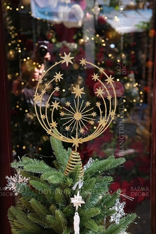 Chóp cây thông - Vương miện ngôi sao 33cm