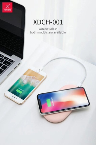 Đế Sạc Không Dây Kèm Sạc Dự Phòng 5.000mAh XUNDD XDCH - 001