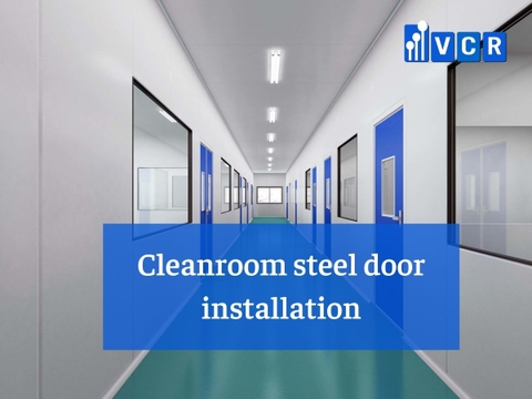cleanroom-steel-door-installation