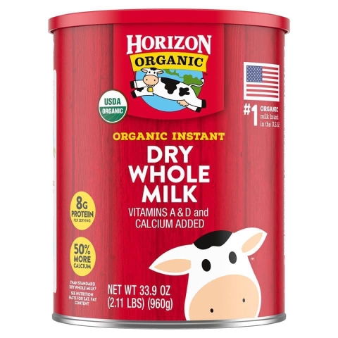 Sữa tươi nguyên kem dạng bột Horizon Organic Dry Whole Milk 870g