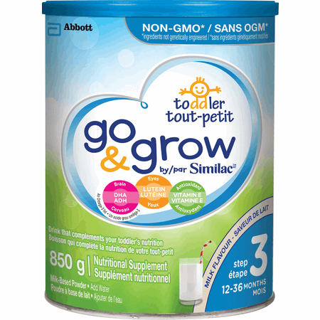 Go & Grow by Similac Step 3 Toddler Formula Powder, 850g