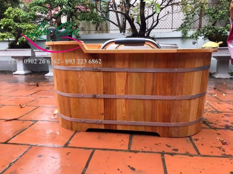 bồn tắm gỗ kiến tạo không gian spa ngay trong ngôi nhà bạn