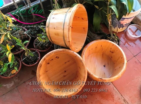 Chậu gỗ ngâm chân TCT 010