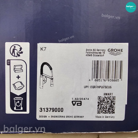 Vòi Rửa Bát Grohe K7 31379000 Nhập Khẩu
