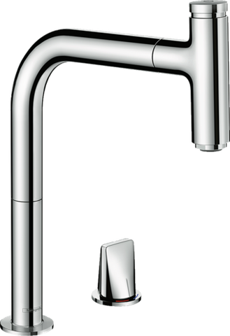 Vòi rửa bát Hansgrohe Metris Select M71, 1jet, sBox