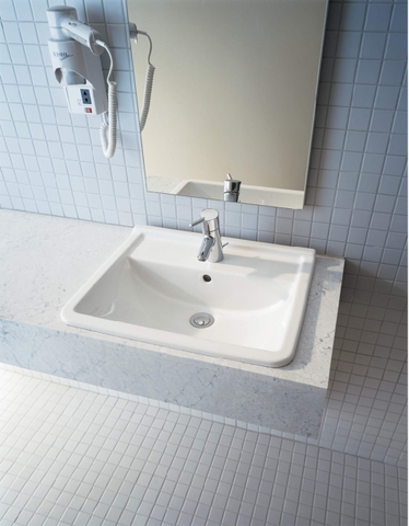 Chậu rửa mặt dương vành Duravit Starck 3